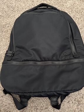 Lululemon Black Backpack Minimalist Everyday Travel Work Bag